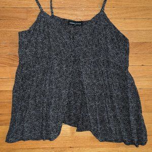 Kendall & Kylie open-front camisole shirt